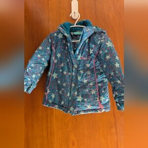 Kids Star Patterned Ski Jacket